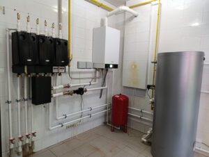 Реконструкция котельной, установка газового котла Viessmann Vitodens. Монтаж котельного оборудования